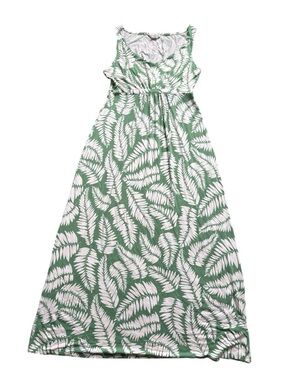Boden Green and White Leaf
Print Maxi size 8.